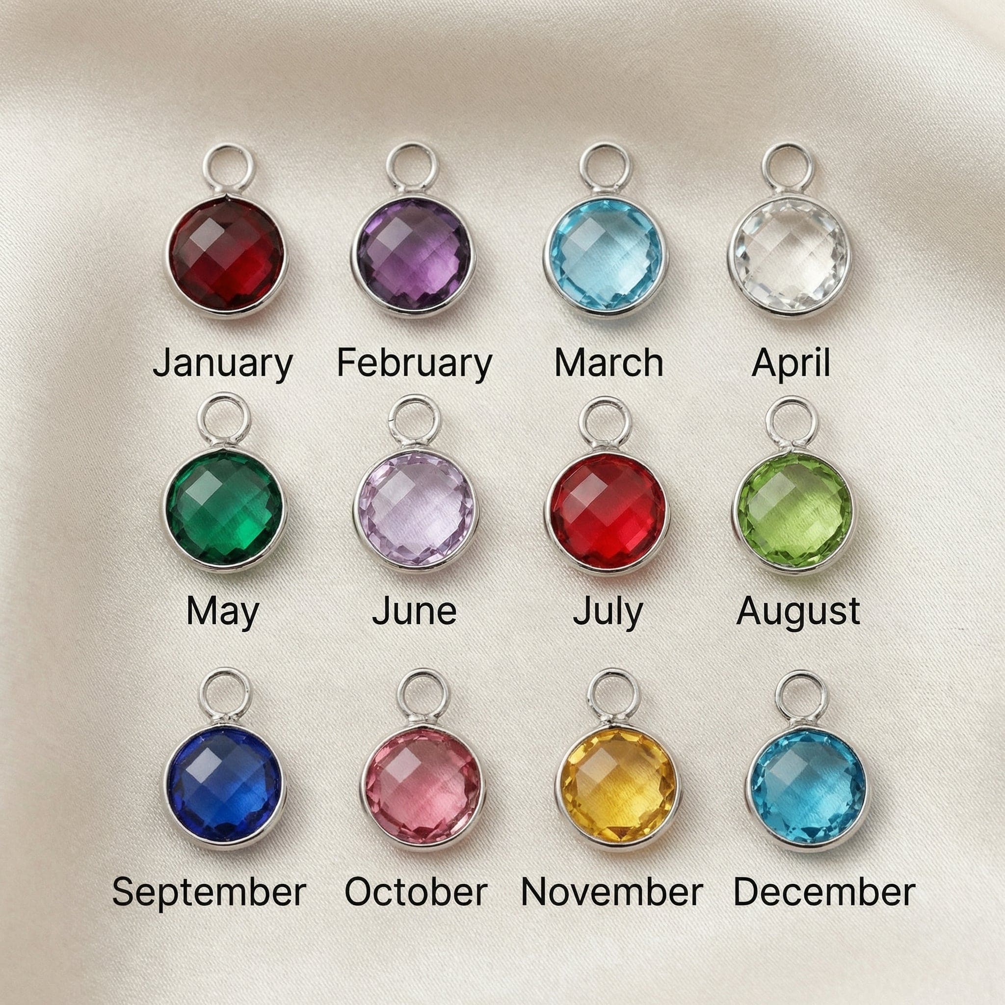 Necklace: Name Birthstone - Image 3