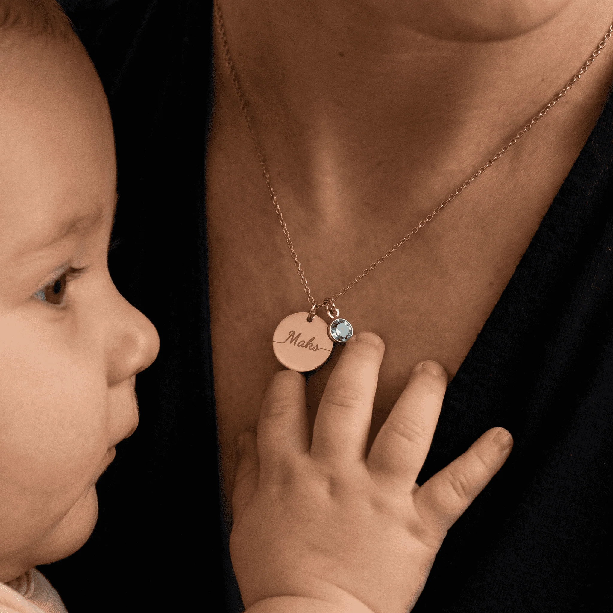 Necklace: Name Birthstone - Image 9