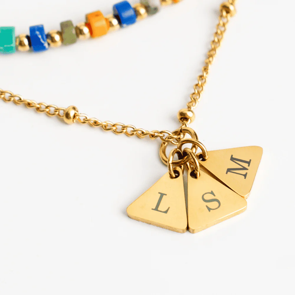 Necklace: Summer Initials - Image 3